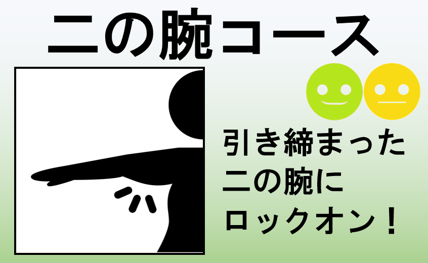 二の腕コース