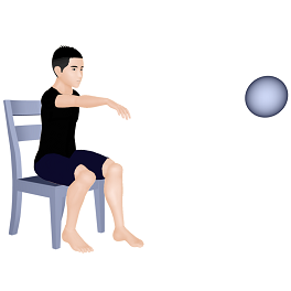 ボール上投げ