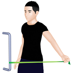 チューブ棘上筋運動