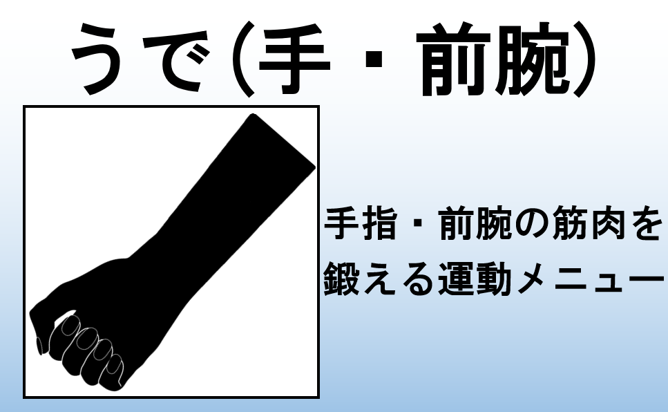 手・前腕