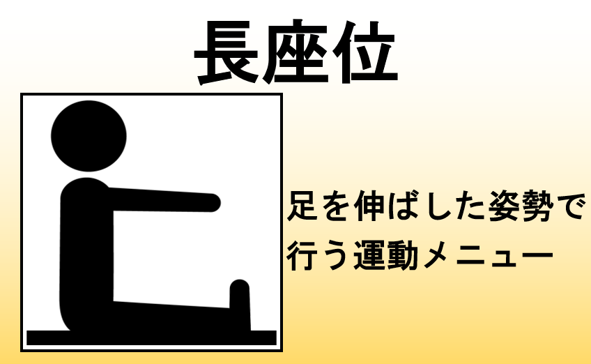 長座位